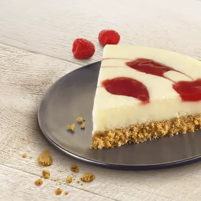 Raspberry Swirl Cheesecake